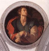 Pontormo, Jacopo St Luke painting